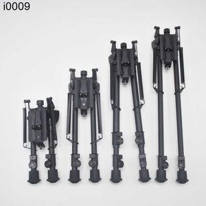 Buiten soorten 4 6-9/9-13/13-21/13-27 inch gladde pijpen Pivot Tilt bipod met draaibaar afneembaar posi-lock-niveau voor stabiliteit en doelschieten zwarte kleur verstelbaar