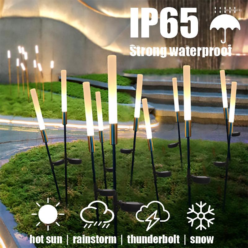 Outdoor-Landschaftssolarlampe Wasserdichte LED-Rasenlicht-Garten-Reed-Dekoration