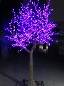 LED extérieure artificielle fleur de cerisier arbre lumière arbre de Noël lampe 2304 pièces LED 98ft30M hauteur 110VAC220VAC anti-pluie Drop5621177