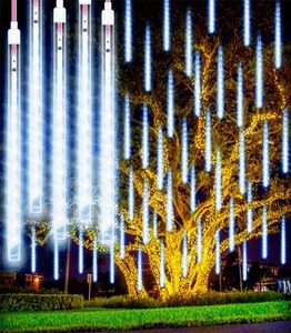 Buiten LED METEOR Douchelampen vallen Regen Drop Fairy String Licht Waterdicht voor kerstfeest Tuin Holiday Decorations 224962087