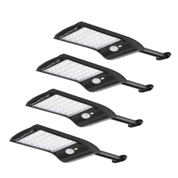 La lumière solaire extérieure de LED 36 lumières de capteur de mouvement LED Super lumineux projecteur de nuit de sécurité avec 3 modes de contrôle Rmote