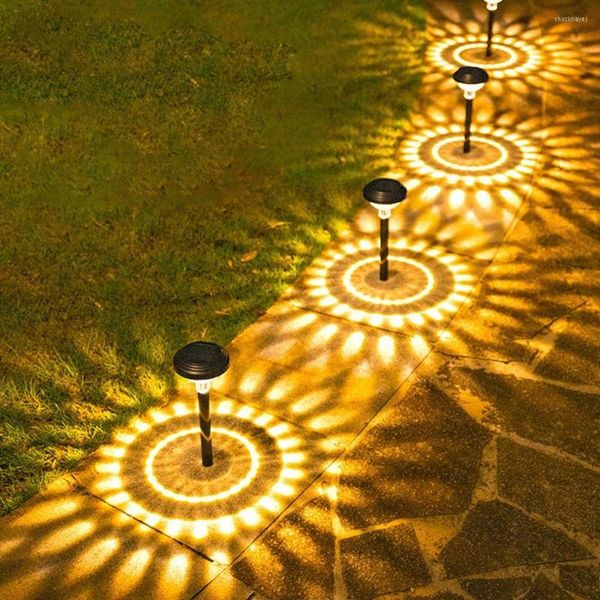 Luces solares LED para exteriores, impermeable, para jardín, césped, paisaje, patio, pasarela, Patio, camino, lámpara