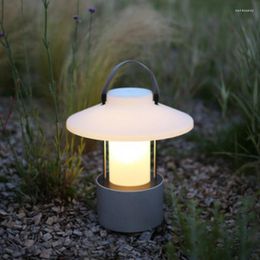 Lumière extérieure jardin Villa Mobile Portable étanche Rechargeable atmosphère Camping moderne minimaliste Gard