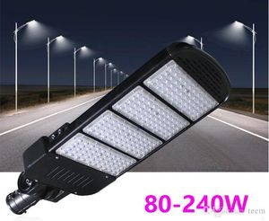 Éclairage extérieur haut pôle LED steet lumière 80W 100W 120W 150W 200W 240W éclairage routier à LED bras de sélection lumières réverbères étanche IP67