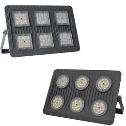 Iluminación exterior Proyectores a prueba de agua 85V-265V 1200W-100W Proyector de luz LED Lámpara de inundación Luz de disparo IP65 Exterior impermeable Crestech168