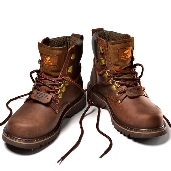 Chaussures de randonnée en plein air pour hommes, chaussures tactiques imperméables, bottes de chasse en cuir, baskets de Camping dans le désert, chaussures de Trekking pour femmes 240313