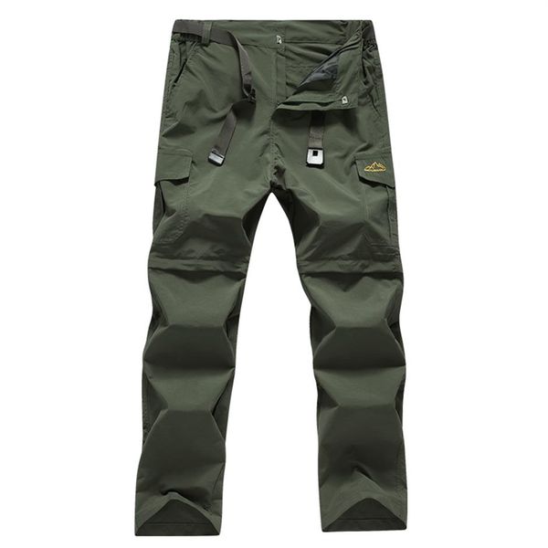 Outdoor Hommes Tactique Léger Zip Off Séchage Rapide Stretch Convertible Cargo Pantalon Shorts Bas Pour La Randonnée Camping 8802343L