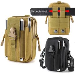 Hommes en plein air taille Pack Bum sac pochette étanche tactique militaire Sport ceinture de chasse Molle Nylon sacs de téléphone portable outils de voyage 240223