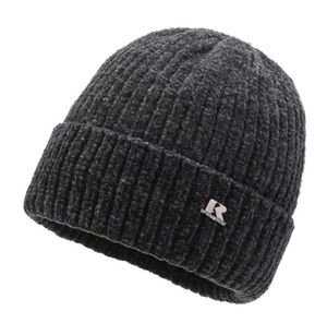 Hombres al aire libre Mujeres Gorro cálido Tejido impermeable Lana térmica Acrílico Forro polar Gorros Gorros Tuque Invierno Gorros de terciopelo grueso Gorro Esquí Gorros con puños para nieve