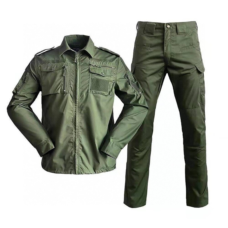 Utomhusmän Tracksuits Camouflage Tactical Suit Hunting Uniforms Luft Män bekämpa träningskläder Wearresistenta Military Shirt Pants 230915