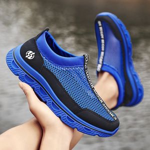 Zapatos de agua de malla al aire libre hombres zapatos de agua al aire libre natación natación descalza zapatos de zapatillas de agua zapatillas de senderismo de senderismo