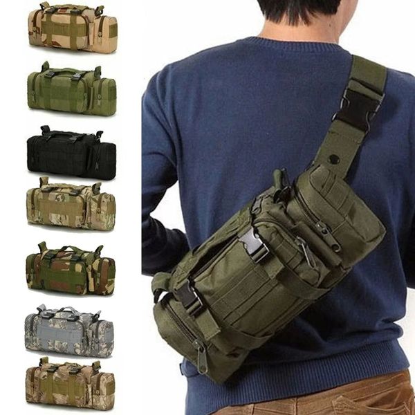 Sac à dos tactique militaire en plein air sac de taille de chasse sac de taille Camping randonnée pochette sac de poitrine 240115