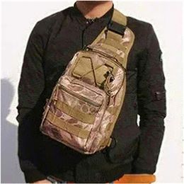 Outdoor Militaire Tactische Sling Sport Reizen Borsttas Schoudertas Voor Mannen Vrouwen Crossbody Tassen Wandelen Kampeeruitrusting a197