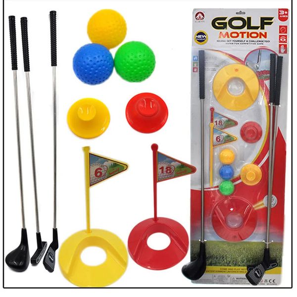 Mini juego de juguetes de golf divertido al aire libre para niños, aprendizaje activo, educación temprana, juego deportivo, pelota de ejercicio, juguetes para niños y niñas, juguete de pelota 240226