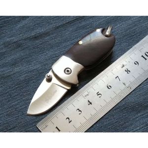 Mini llavero para exteriores, edición de acero blanco, MINI pequeño Q, cuchillo de regalo portátil plegable de alta calidad 662031