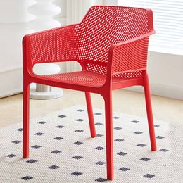 Chaises de salle à manger modernes extérieures concepteur en plastique chaises de plage uniques chaise chaise single sillas de comédor meubles de cuisine