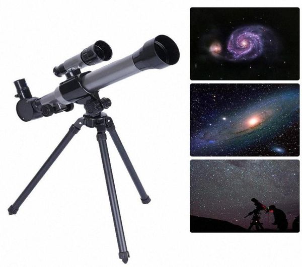 Télescope astronomique monoculaire en plein air avec un trépied Toy Toy Enfants Wrok2471712