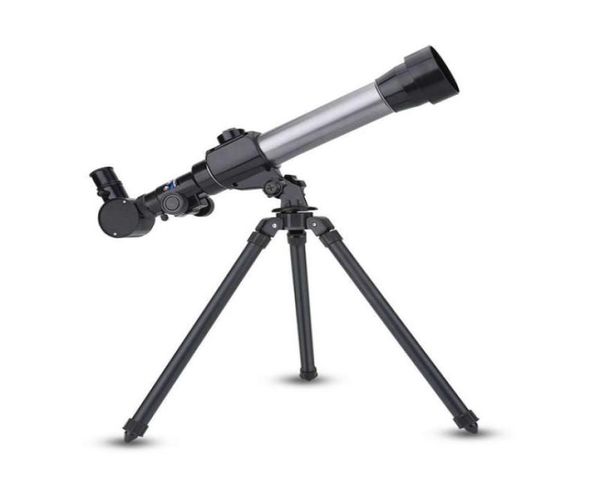 Télescope astronomique spatial monoculaire extérieur avec trépied Portable télescope de repérage enfants enfants cadeau éducatif To1503638