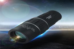 Monoculaires d'extérieur Télescopes de vision nocturne 16x52 Double mise au point Zoom Lentille optique Blindage Télescope monoculaire de voyage Portée touristique Bino5935349