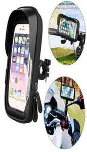 Motorcycle extérieur support de téléphone à vélo arrière Miroir de la vue arrière Sac à moteur de scooter imperméable Support CELL7643059