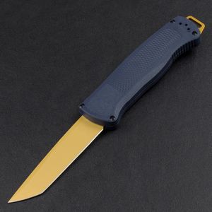 Couteau tactique automatique multicolore d'extérieur BM 5370FE, en Fiber de carbone et en Nylon, couteaux de poche de défense de chasse, outil EDC