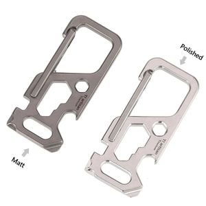 Outdoor MultiTool Legering Clip Sleutelhanger Moersleutel Fiets Spaaksleutel Karabijnhaak Karabijnhaak Veiligheid Gesp Tool 240112