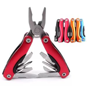 Pince multi-outils extérieure Couteau dentelé Jaw Outils à main + Tournevis + Pinces + Couteau Multitool Couteau Set Survival Gear DH8779