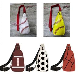 nuove borse da baseball all'aperto con cuciture da baseball borsa da baseball con manico in rete Borsa a tracolla cucita stampa Tote Borsa Canvas Sport Travel Beach