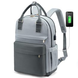 Buiten nieuwe mode vrijetijdsgebruik unisex paar grote capaciteit waterdichte reis backpack mannen vrouwen zakelijke laptop school uitbreidbare USB -tas nr.