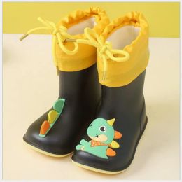 Outdoor Nieuwste Meisjes Regenlaarzen Klassieke Waterdichte Kinderschoenen Kinderen Regenlaarzen Pvc Rubberen Laarzen Kinderen Baby Water Schoenen Jongen Regenlaarzen