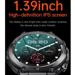 Original al aire libre K56 Pro Smart Watch Men Bluetooth Call Music 400 mAh Monitor de frecuencia cardíaca Presión arterial de oxígeno Smartwatch