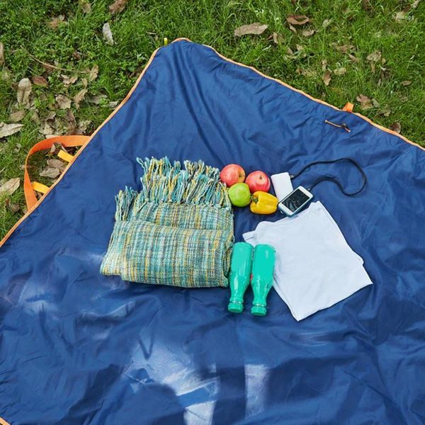 Almohadillas para exteriores, colchoneta para acampar de 145cm, manta de playa impermeable, colchón portátil para suelo de Picnic