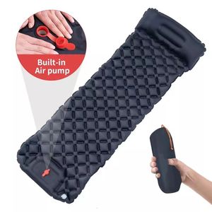 Almohadillas al aire libre colchón inflable acampar almohadilla para dormir autoinfladera con almohadas ultraligeras de senderismo de senderismo 221203