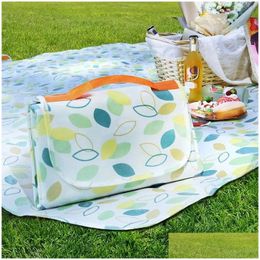 Buitenkussentjes Mat CE Picknick Spring Outing Waterdichte doek draagbare grasverdikking druppel levering Sport buitenshuis Camping wandelen en DH2HK