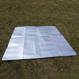 Taft extérieurs tapis dampproom picne-nique film en aluminium portable portable de camping chaud 25 mm 200x200 avec livraison de sacs de sac sports à l'extérieur camping dh2jp