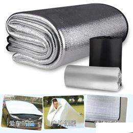 Alfombra de almohadillas al aire libre para alfombrillas de almohadilla de almohadilla a prueba de humedad plegable Película de espesor de aluminio Suministros de suministros de piso de la casa Drop Sports Ou Otycj