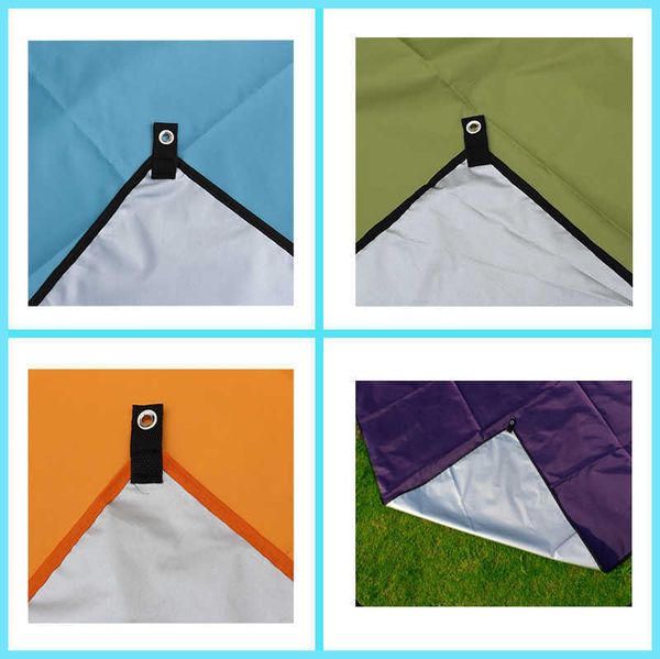 Tapis de pique-nique en plein air Tapis anti-soleil Tissu Oxford Tapis anti-marée Tapis de plage Tapis de barbecue de camping Tapis léger portable J230324