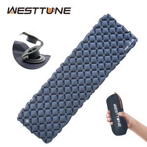 Buitenpads Outdoor Sleep Cushion Camping opblaasbaar kussen Ultra licht luchtkussen Travel kussen vouwbed met headless reizen 230506