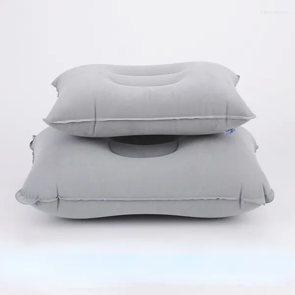 Almohadillas para exteriores, almohada plegable portátil para viajes, tienda de campaña inflable, cómodo equipo de Camping, manta para Picnic en la playa