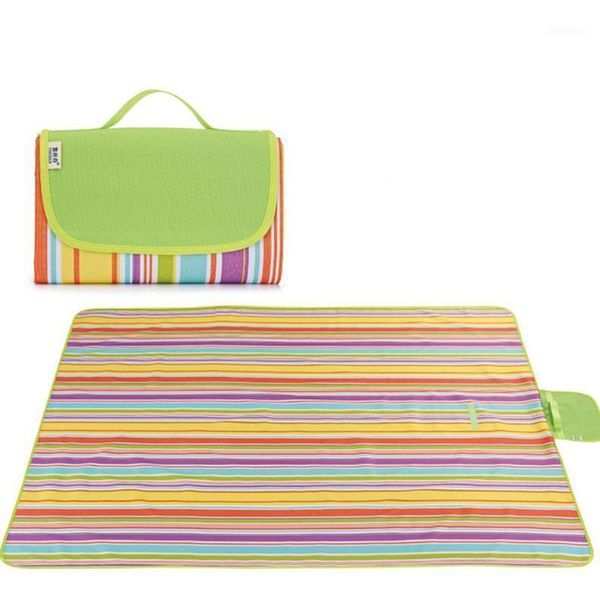 Almohadillas para exteriores, colchoneta plegable impermeable para acampar, colchón de 145x18 0/145x20 0/195x200cm, manta de playa a cuadros para Picnic ancha, multijugador para bebés