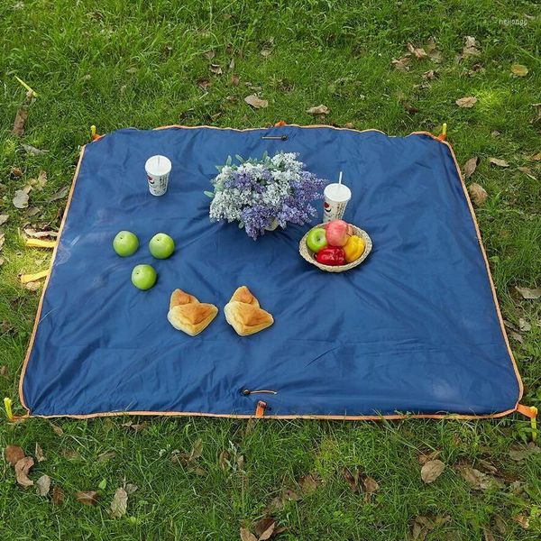 Tapis d'extérieur imperméable pique-nique plage tapis de camping bâche baie jouer sac de couverture à carreaux