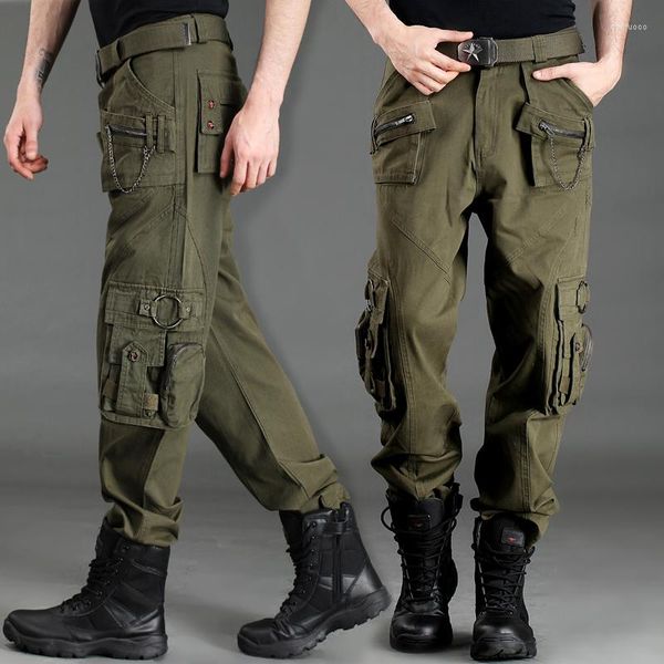 Pantalon d'extérieur Camouflage militaire hommes femmes salopette ample droite pantalon Cargo ventilateur de l'armée pantalon tactique multi-poches grande taille