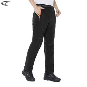 Outdoor Pants LNGXO hommes hiver polaire pantalon chaud imperméable randonnée pantalon en plein air Camping escalade ski coque souple coupe-vent pantalon de pluie 231211