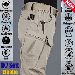 Outdoor Pants Hommes printemps automne élastique armée militaire tactique pantalon Camping randonnée poisson escalade pantalons de plein air séchage rapide gymnase sport pantalons de survêtement 231202