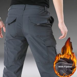 Pantalones al aire libre Hombres Invierno Polar Cálido Transpirable Senderismo Camping Pesca Trekking Escalada Pantalón Cortavientos Térmico Pantalones Masculinos Tamaño grande 231202