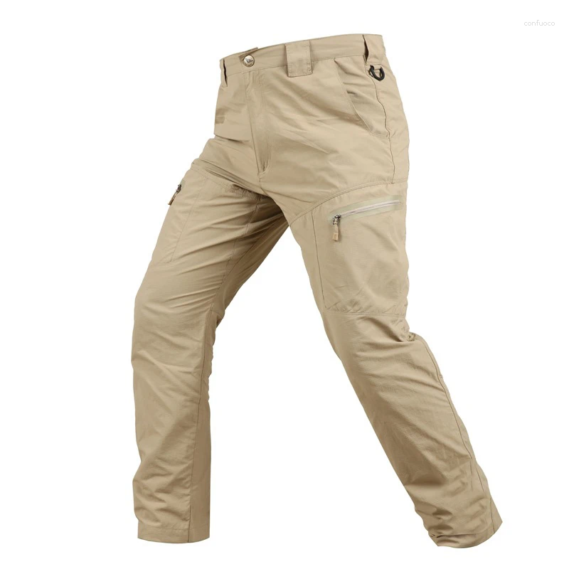 Уличные брюки, быстросохнущие тактические мужские комбинезоны с несколькими карманами, походные износостойкие военные брюки, водонепроницаемые дышащие брюки-карго