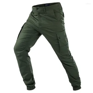 Pantalon d'extérieur pour hommes, faisceau extensible, tactique, Slim, multi-poches, résistant à l'usure, militaire, confortable, coque souple, randonnée