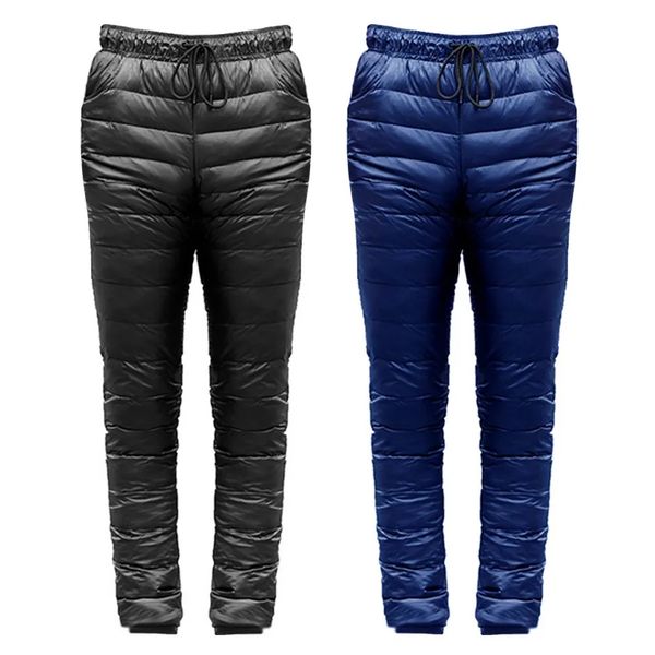 Outdoor Pants Été extérieur bas pantalon vêtements imperméables randonnée Camping chaud oie escalade chaud mince pantalon hommes femmes alpinisme 231202