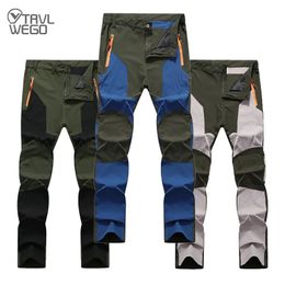 Outdoor Pants TRVLWEGO été escalade Trekking Camping hommes pantalon séchage rapide résistant aux UV actif imperméable randonnée pantalon cyclisme pêche 4XL 231211