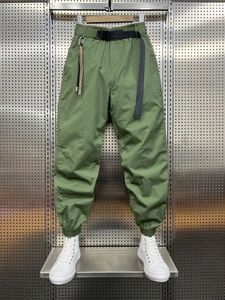 Outdoorbroek Ultradunne effen kleur outdoor joggingbroek, eenvoudige stijl, loszittende casual broek, hoogwaardige herenluxe merkkleding 231102